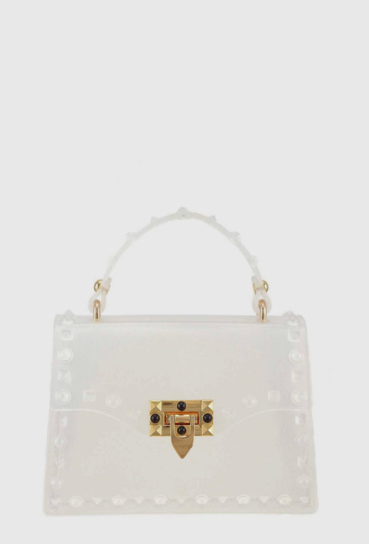 Studded Design Rectangular Medium Size Jelly Bag